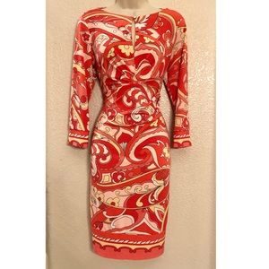 NWOT Colorful Donna Morgan Dress. Sz 4